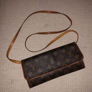 Used Authentic Louis Vuitton Monogram Pochette GM